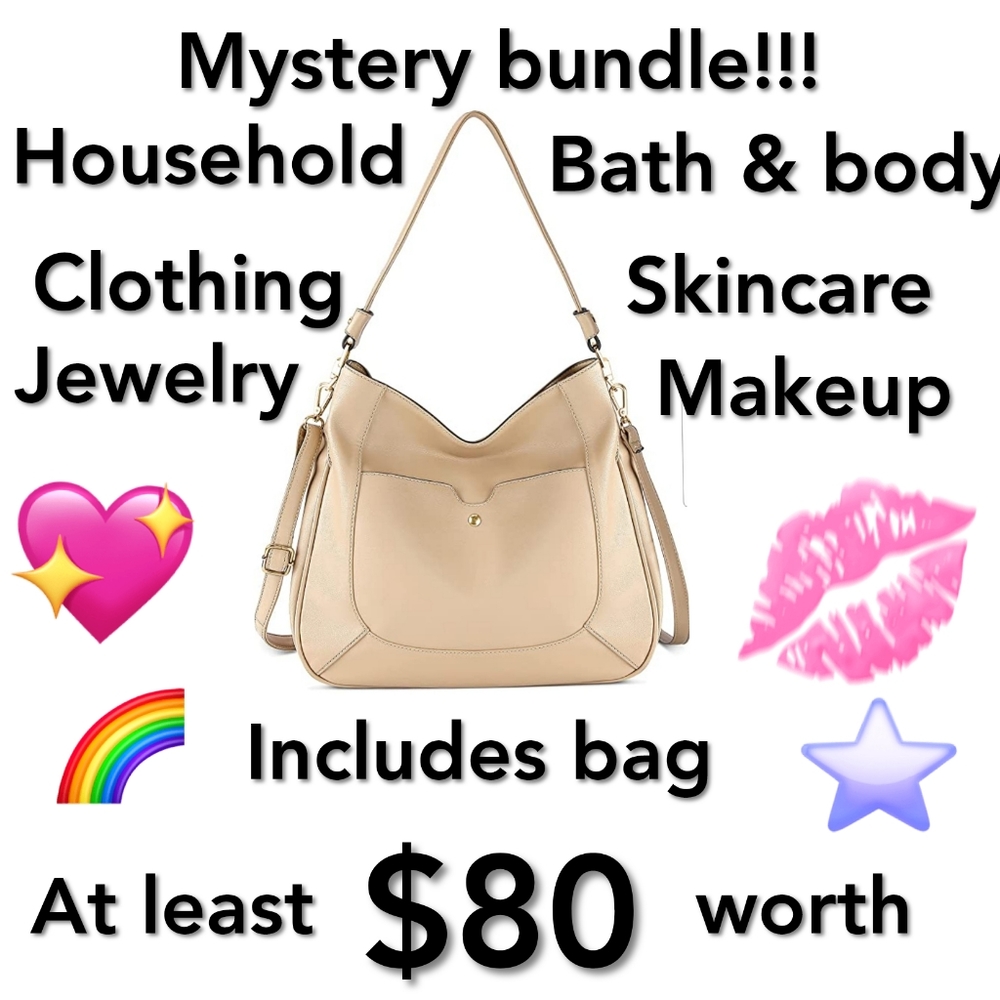 Hobo tote bag and at least $80 mystery items!